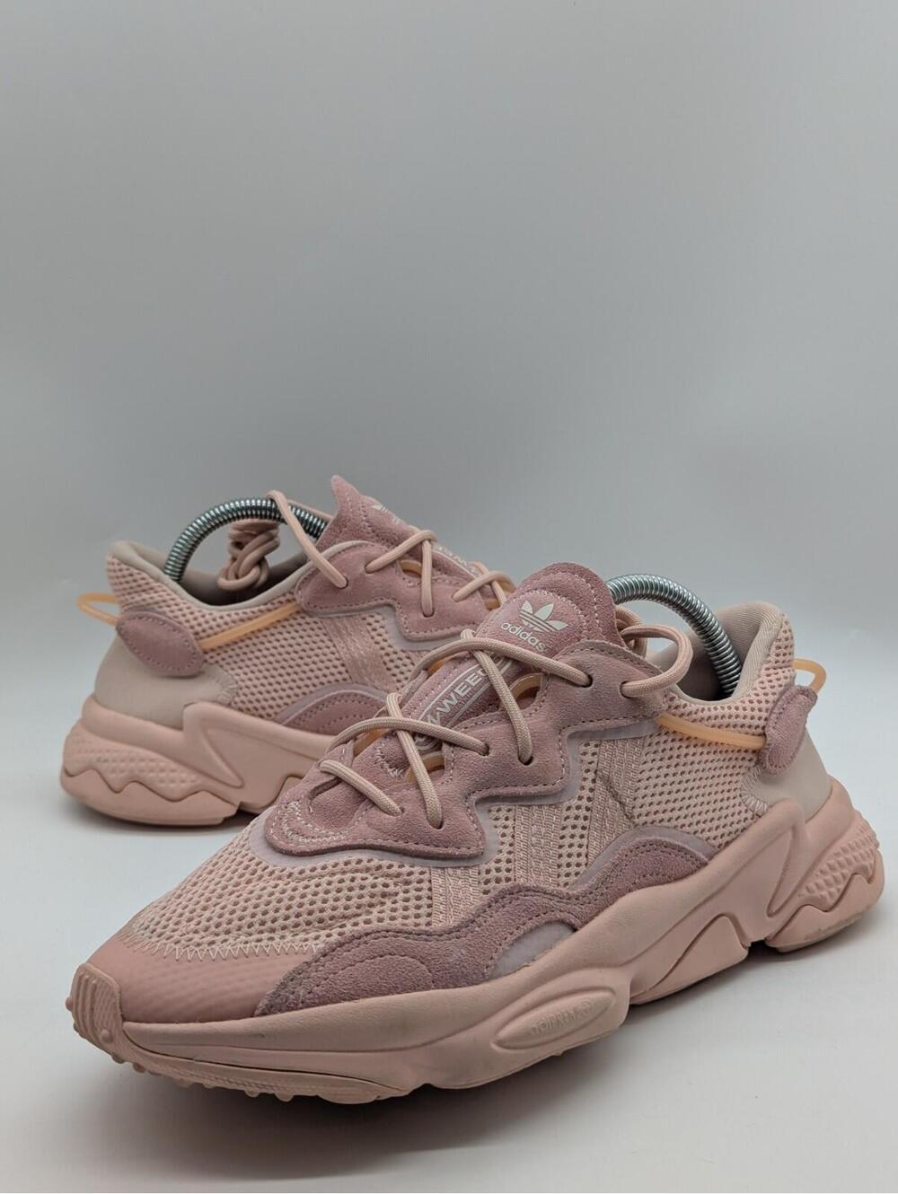 Women's Size 8.5 - Adidas Ozweego Vapor Triple Pink Sneakers Shoes HQ6682